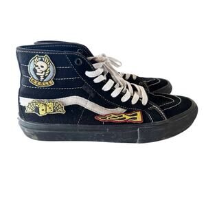 Elijah Berle x Vans Skate Sk8- Decon High Black Size 8.5 NEEDS NEW INSERTS